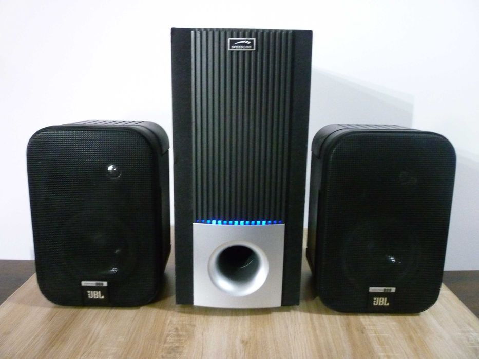 sistem audio jbl cu subwoofer    speedlink activ  2+1