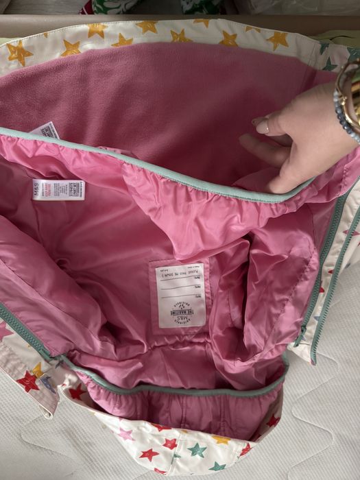 Geaca dubla, impermeabila 3-4 ani