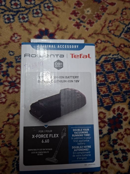 Батерия за прахусмукачка rowenta  tefal x-force flex 6.60