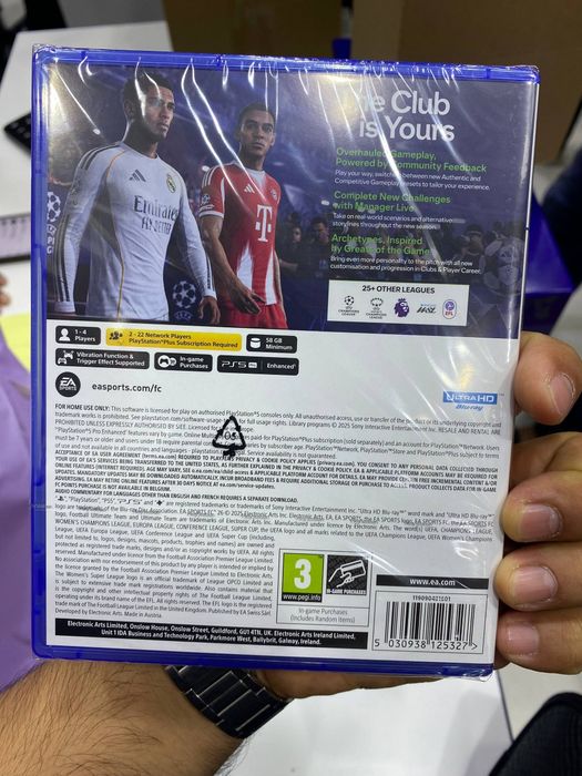 Fc26 диск! На прокат по играть!! На PS5