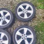 Vând jante aliaj originale Vw  R17 cu cauciucuri vara