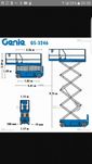 Nacela electrica Genie 12 m, 14 m - nacele interior Haulotte inchiriat