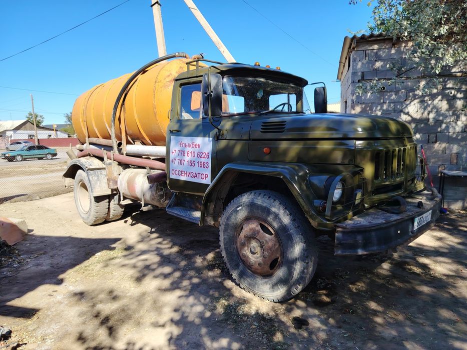 Зил Ассенизатор сатылады жұмыс жасап тұрған көлік бағасы