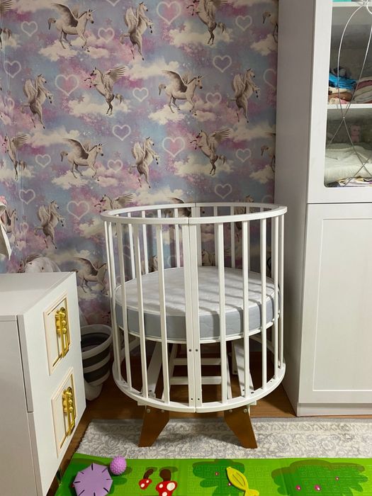 Продам манеж трансформер почти новая