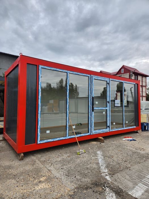 Vand containere modulare birou vitrina chiosc depozit fast-food