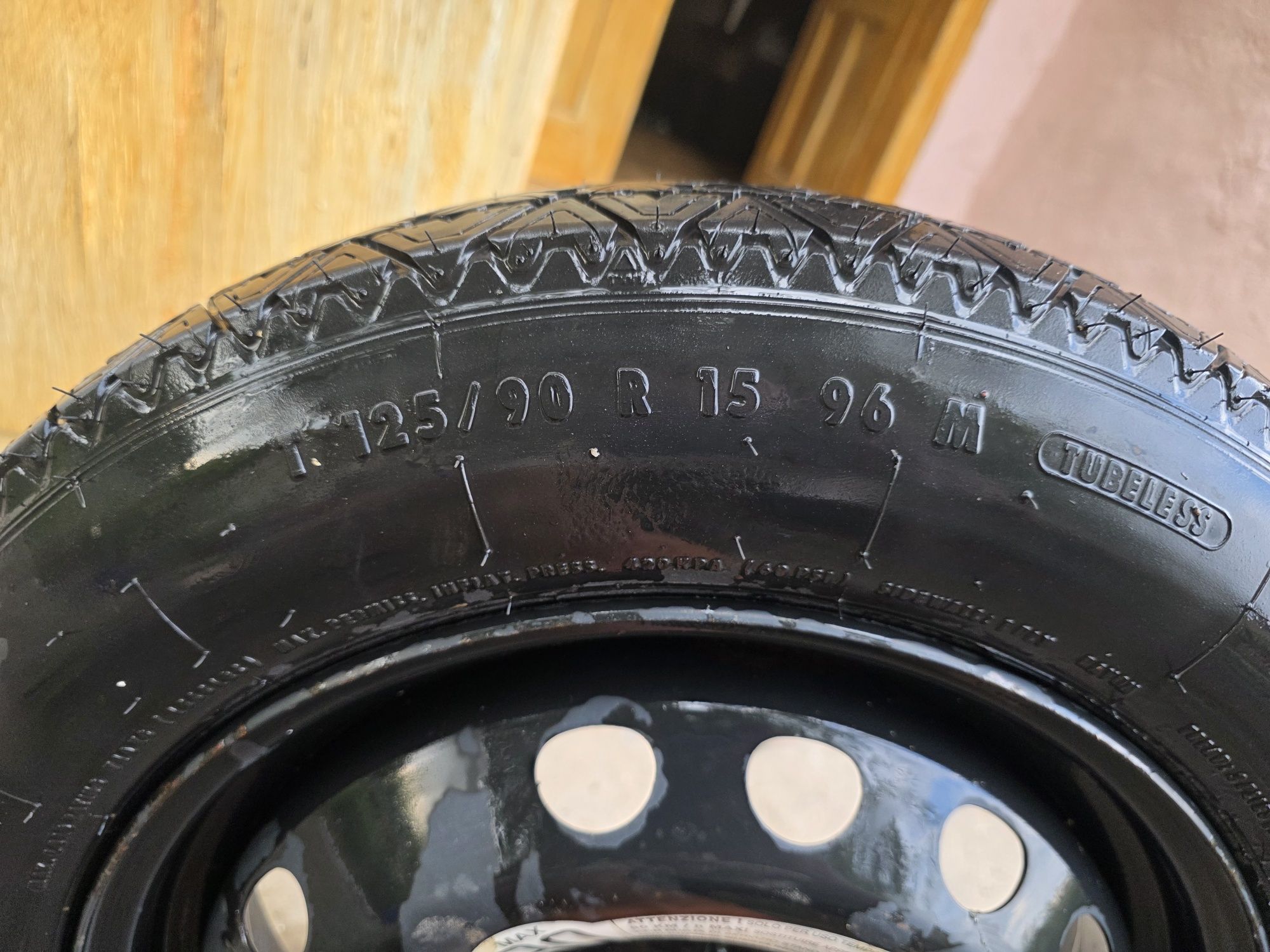 Резервна гума Патерица 4х98 R15