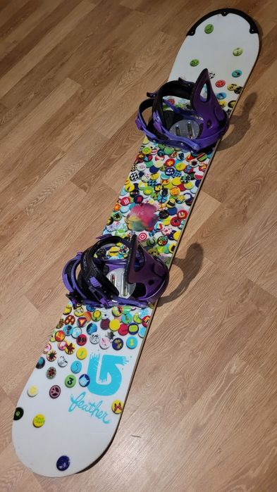 Placa snowboard Burton 153 cu legături RIDE