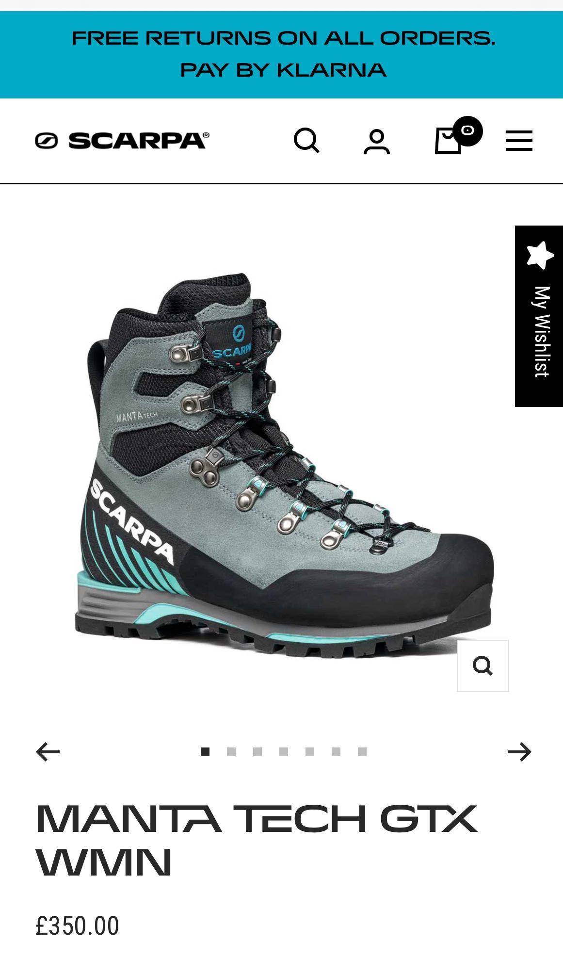 SCARPA MANTA Tech GTX -нови дамски 4-сезонни туристически обувки