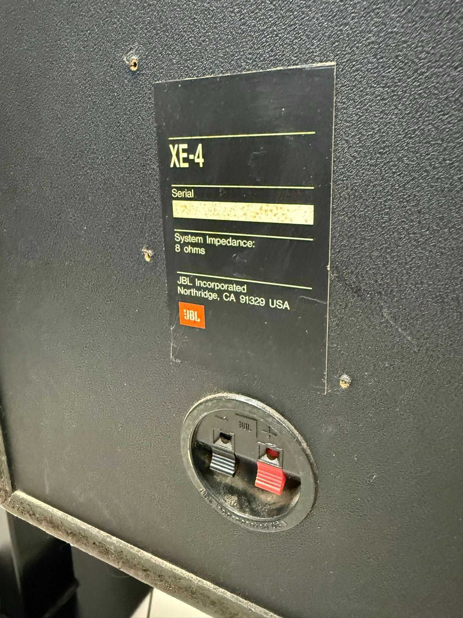 Ретро трилентови тонколони JBL XE-4 - 100W - 10 инча бас - Made in USA