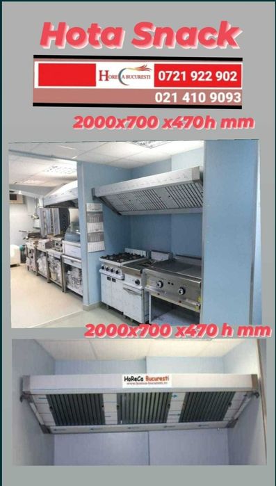 HOTA Inox Perete FABRICA / Hote Inox de CENTRU / Hote Inox CUBICE /