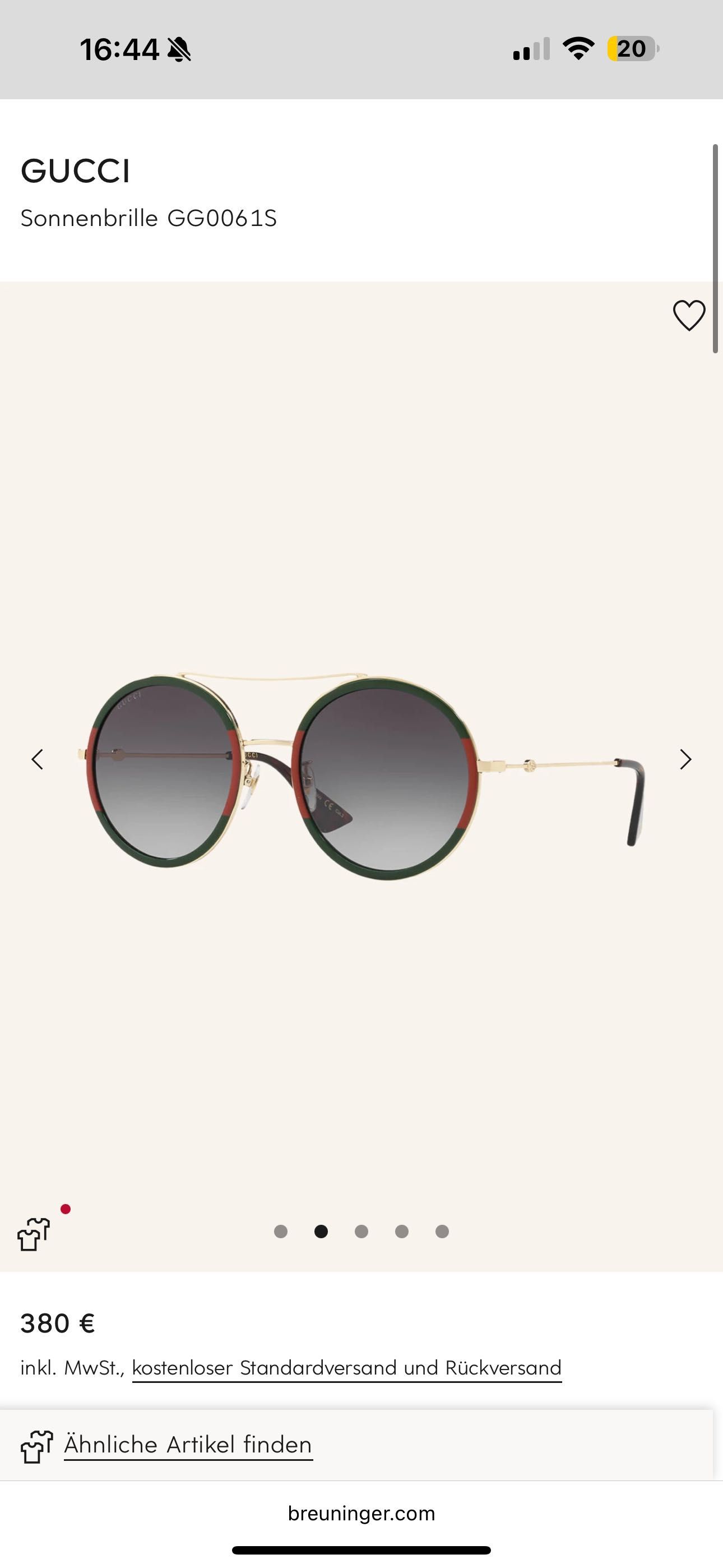 Gucci слънчеви очила GG0061S