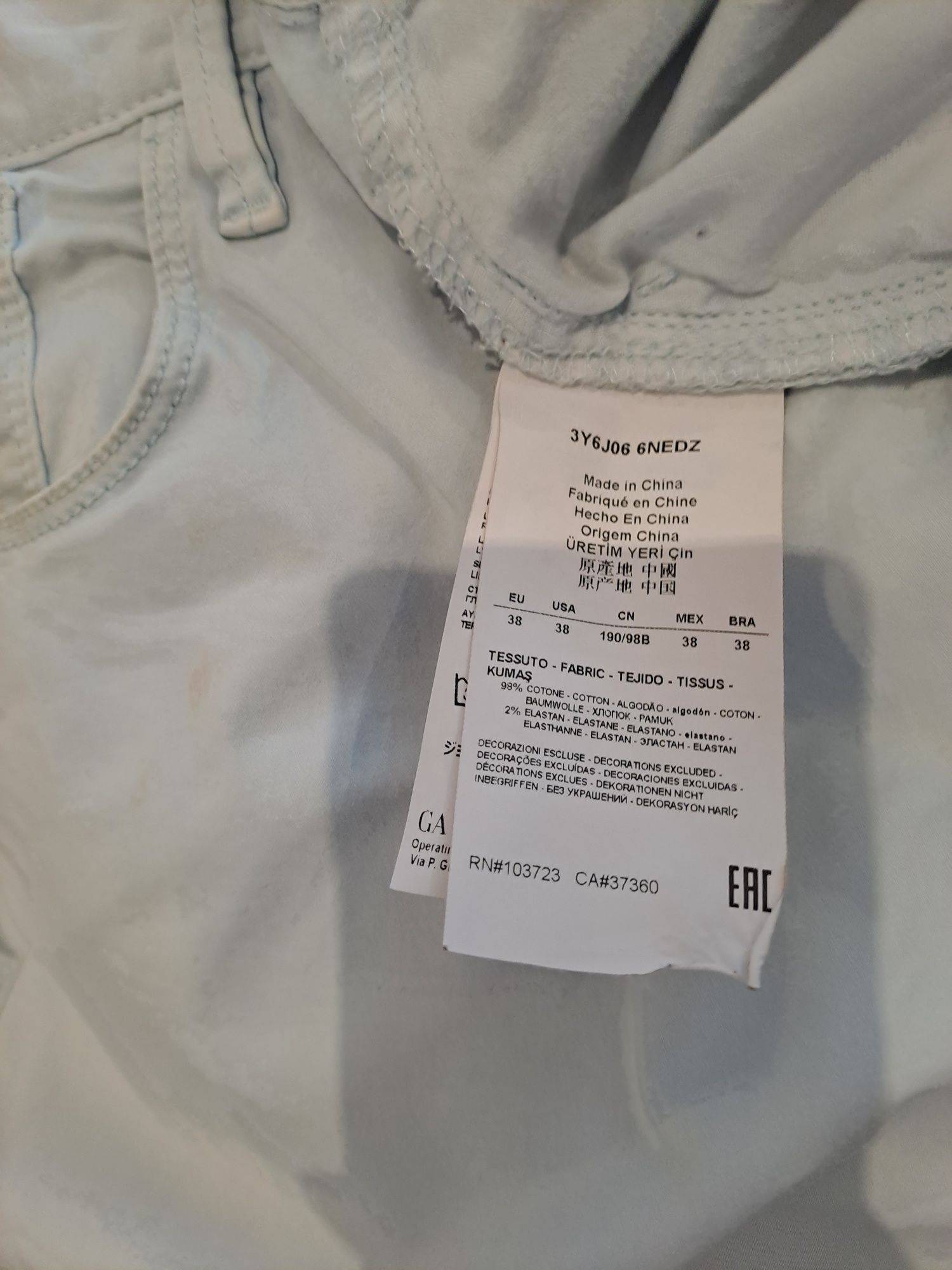 Pantaloni scruti barbati Armani originali