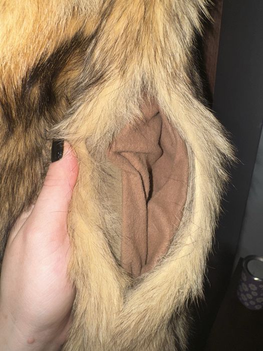 Blana naturala de coiot din 1980