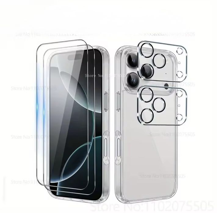 Pachet Folie Sticla Camera+Folie Sticla Full Iphone 17 AIR/PRO/PRO MAX