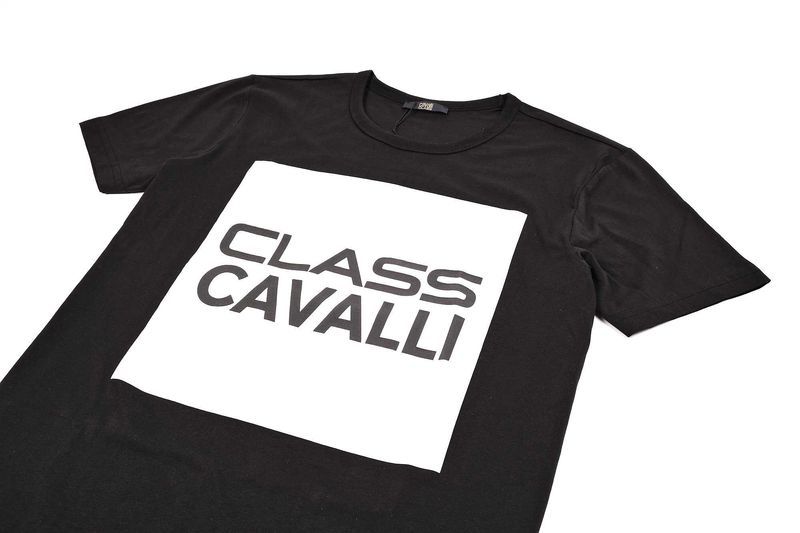 ПРОМО Roberto Cavalli Class S/M/L-Оригинална черна тениска