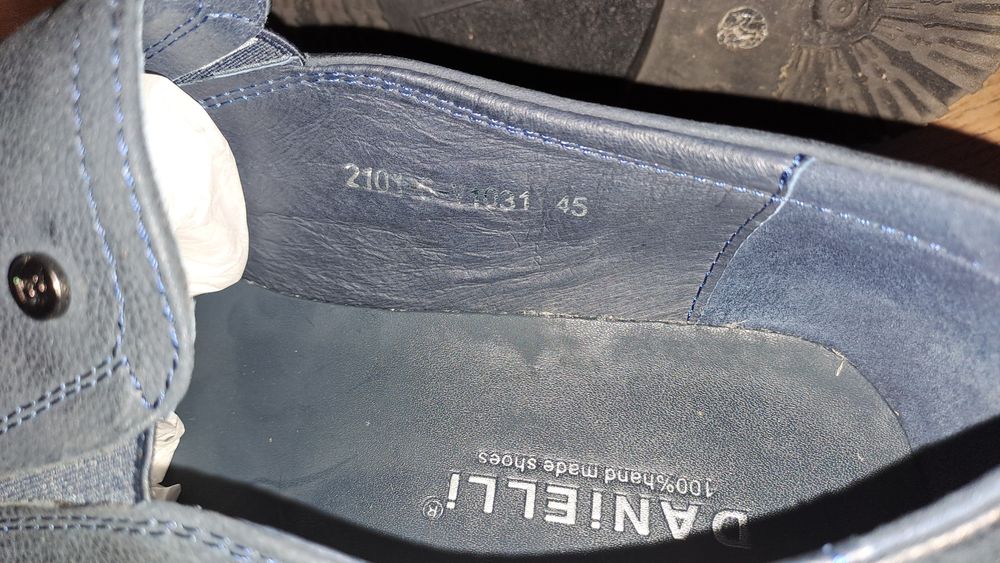 Мъжки тъмно сини обувки 45 номер Danielli