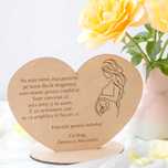 Cadou special pentru gravide – Decorațiune personalizată din lemn