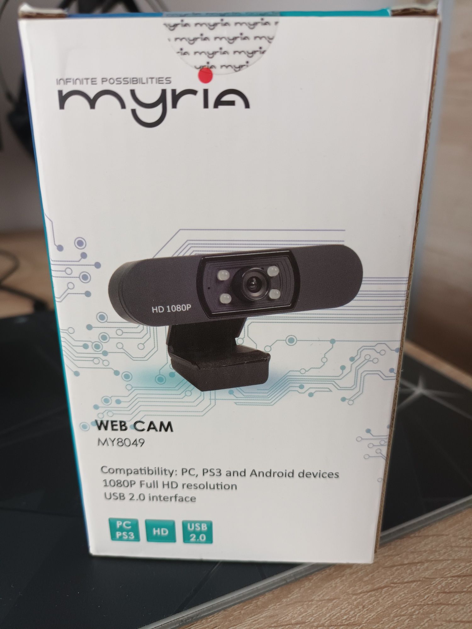 Camera web myria full hd sigilata