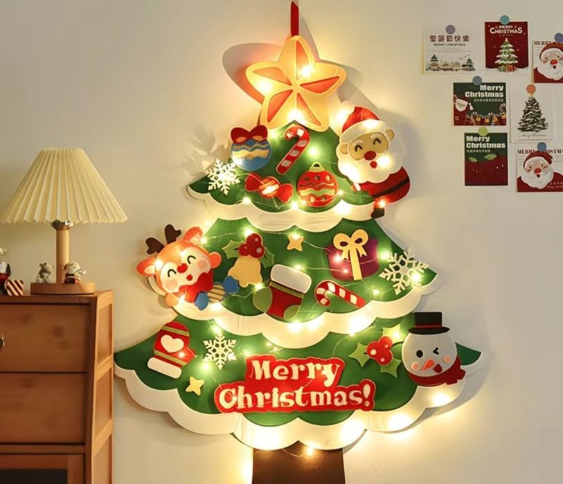 Новогодняя декоративная Ёлка на стену