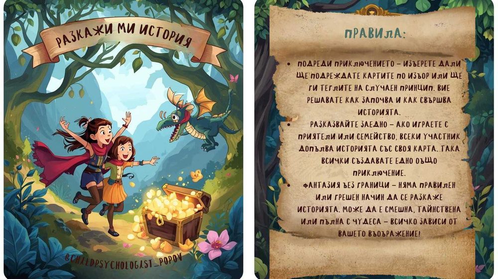 Карти за деца "Разкажи ми история"