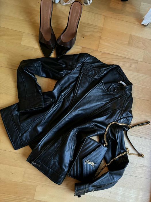 Geaca piele Stefanel