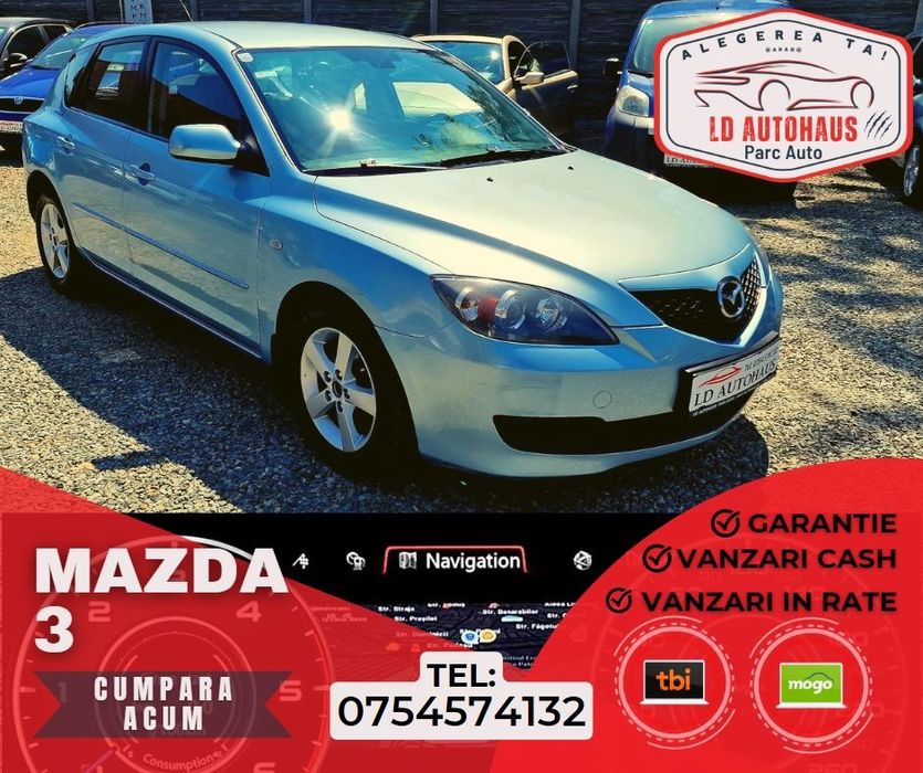 Mazda 3 1.6 Motorină Parc Auto Rate sau Cash