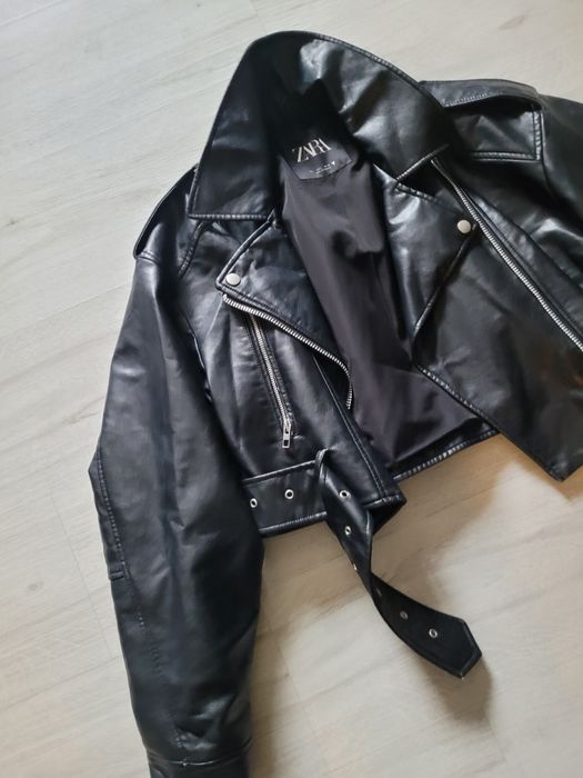 Geaca damă piele naturala Zara