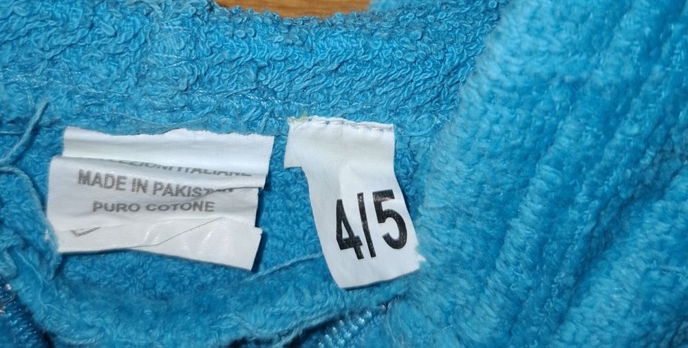 Halat de baie pt copii 4/5 ani din bumbac