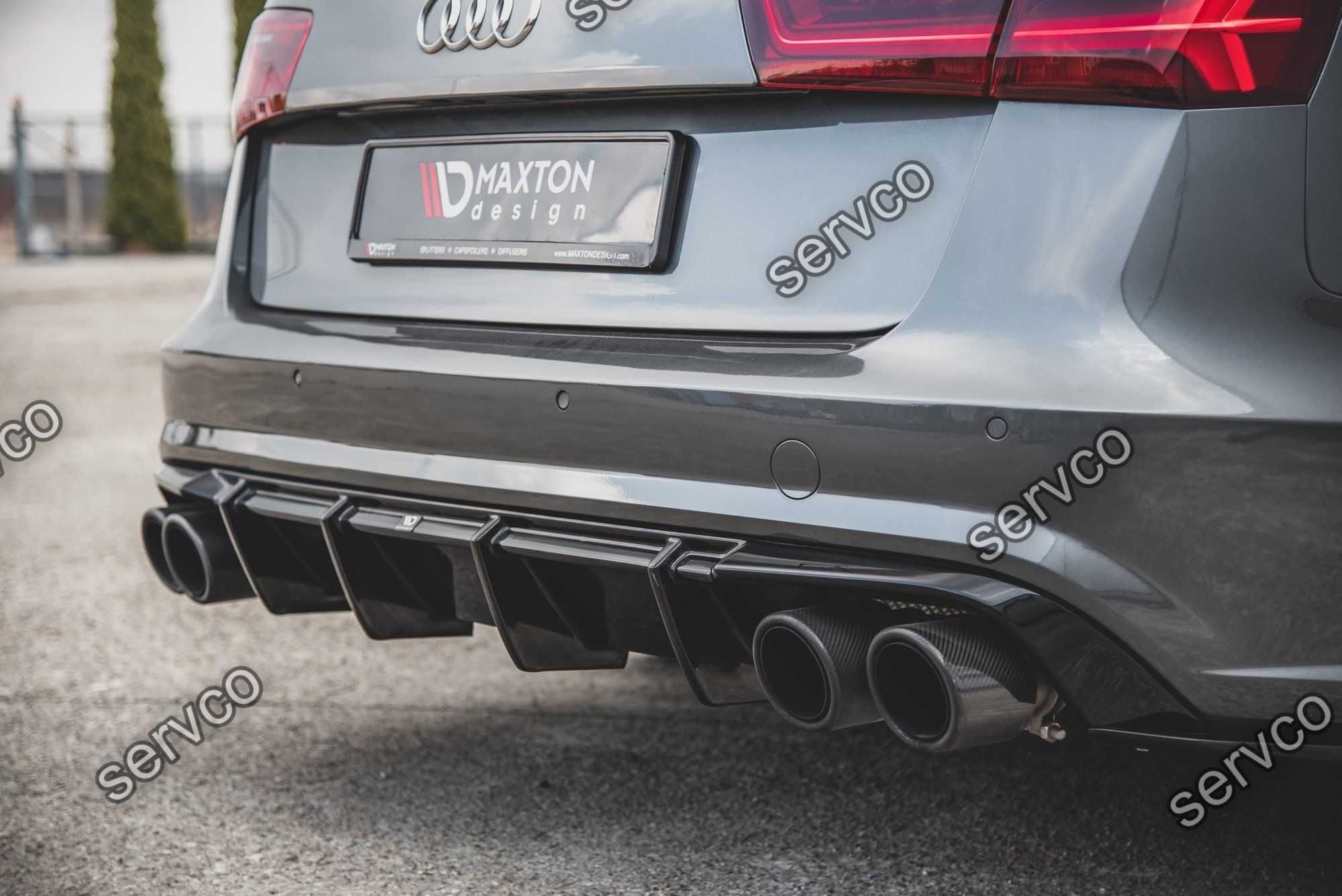 Difuzor spate Audi A6 S6 C7 S-Line 2014-2017 v10 Maxton Design