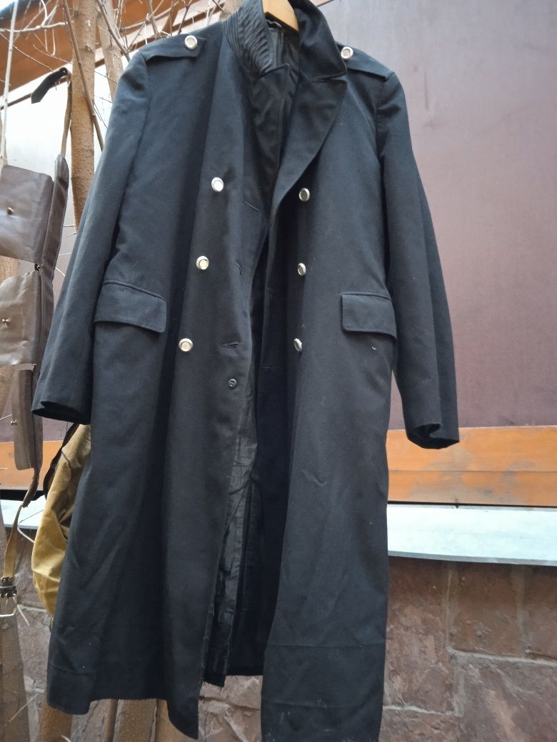 Плащ пальто СССР шерсть внутри батист хлопок 50р отл и брезент куртки.