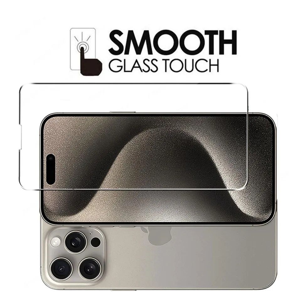 Folie sticla protectie ecran pt iPhone 15, 15 Pro, 15 Plus, 15 Pro Max