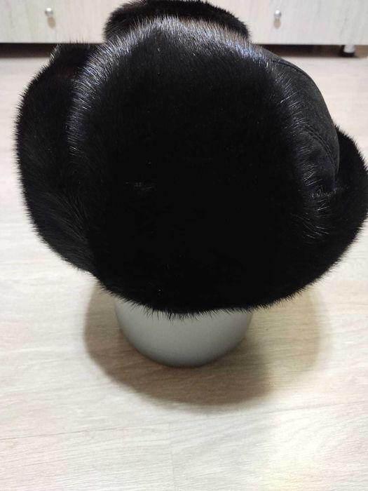 Шапка ушанка норковая в идеальном состоянии