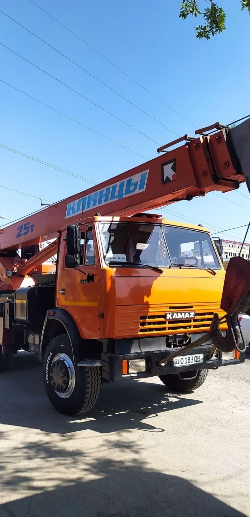 Kamaz avto kran hizmati