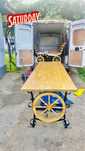 masa gradina rustic