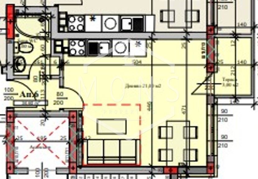 Продава се Едностаен апартамент в Велико Търново, Картала - 40 кв.м за 1488 €/кв.м - Снимка #4