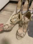 Sandale cu toc animal print piele CCC 38