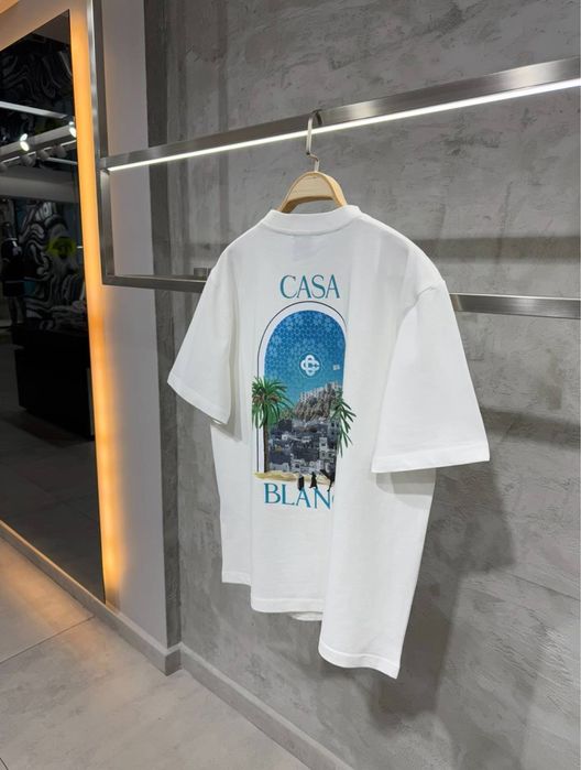 Tricou alb casa blanca colectia noua premium