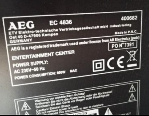 Портативна музикална система с Bluetooth AEG EC 4836