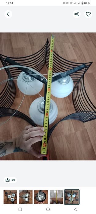 Люстра в хорошем состоянии