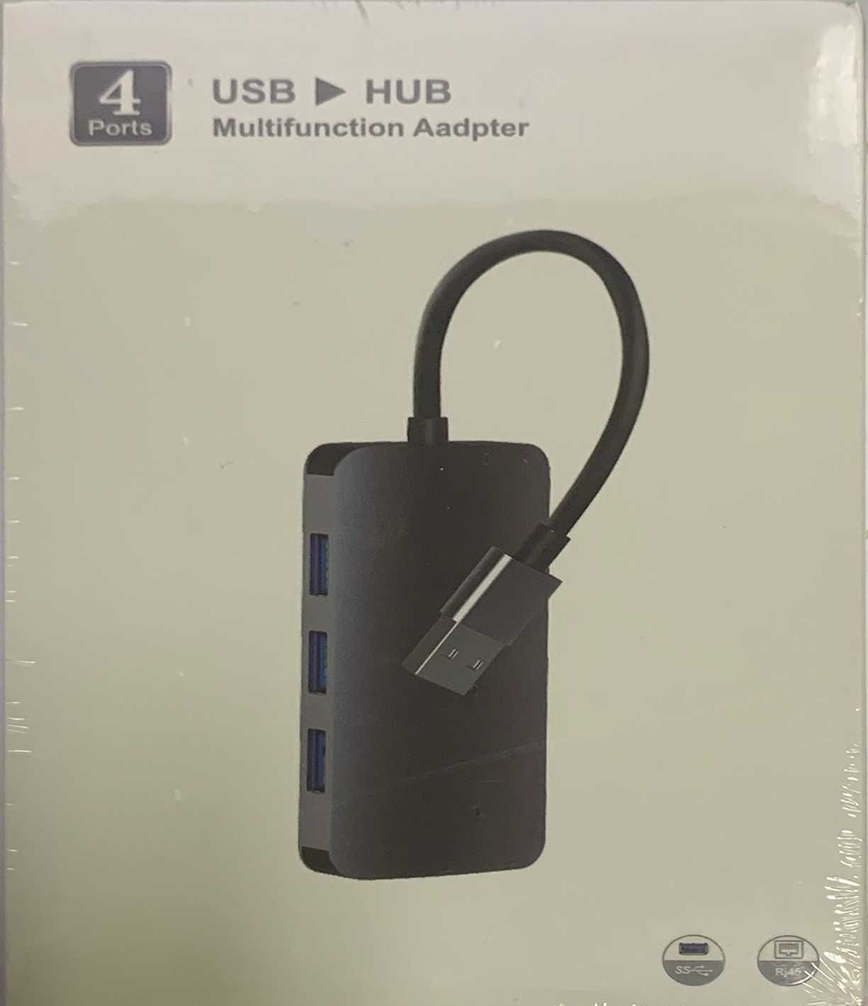 SeaMAX 3xUSB3.0, 1xRJ45 Gigabit - USB HUB+Адаптер за мрежа