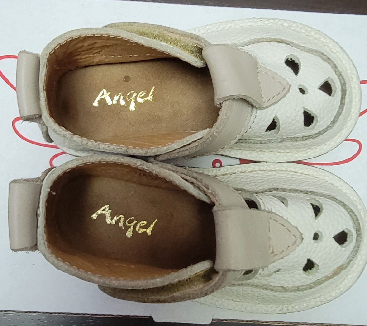 Sandale barefoot pebebe angel crem 21