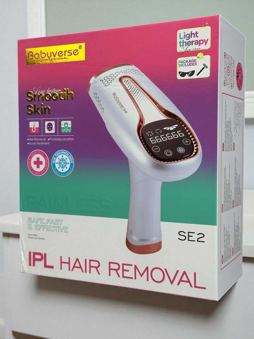 Фотоэпилятор лазерный женский, с эффектом охлаждения