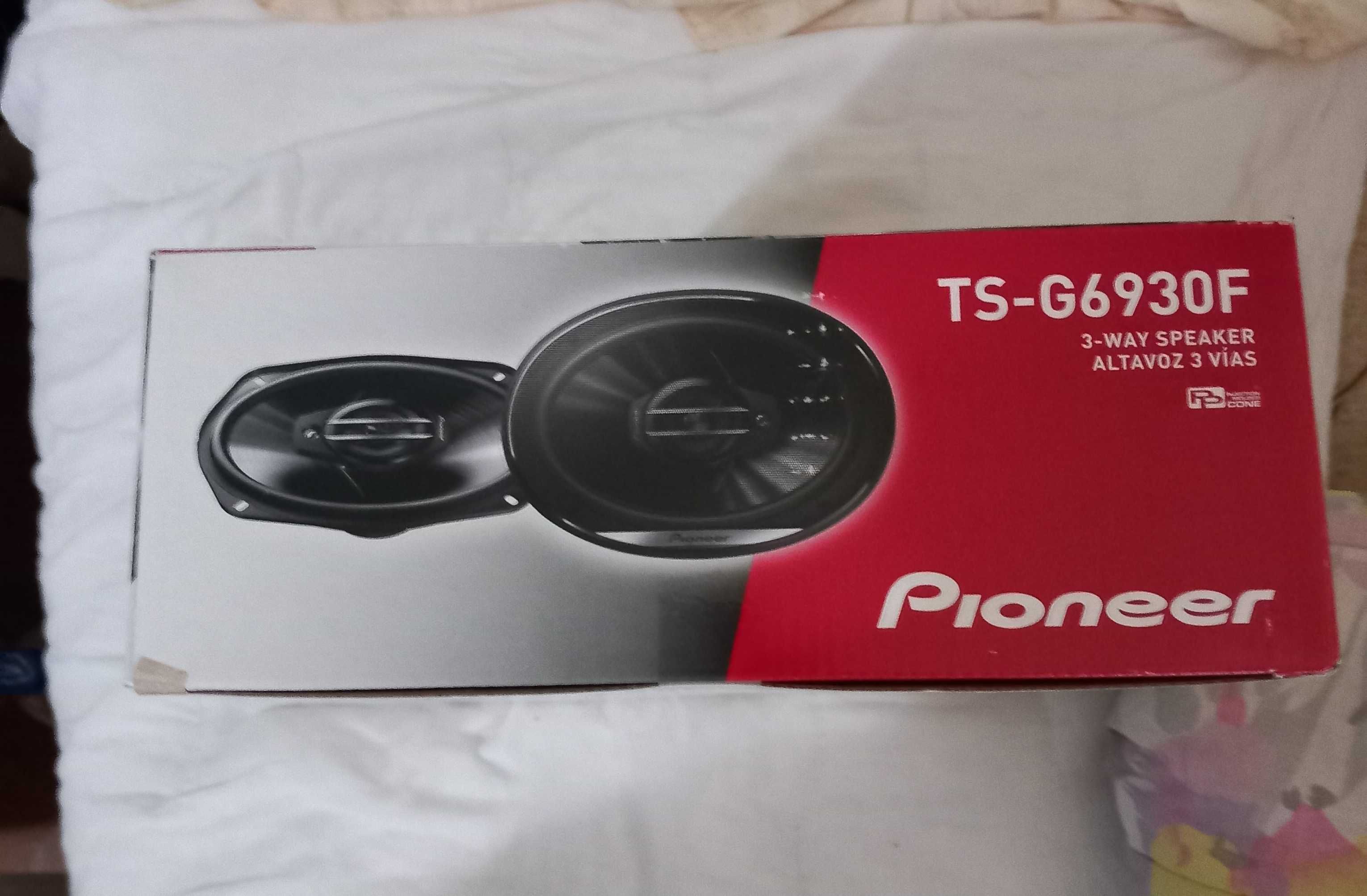 тонколони нови Pioneer 3 ленти с решетка  елипса 2x45 w max 400w 80 лв