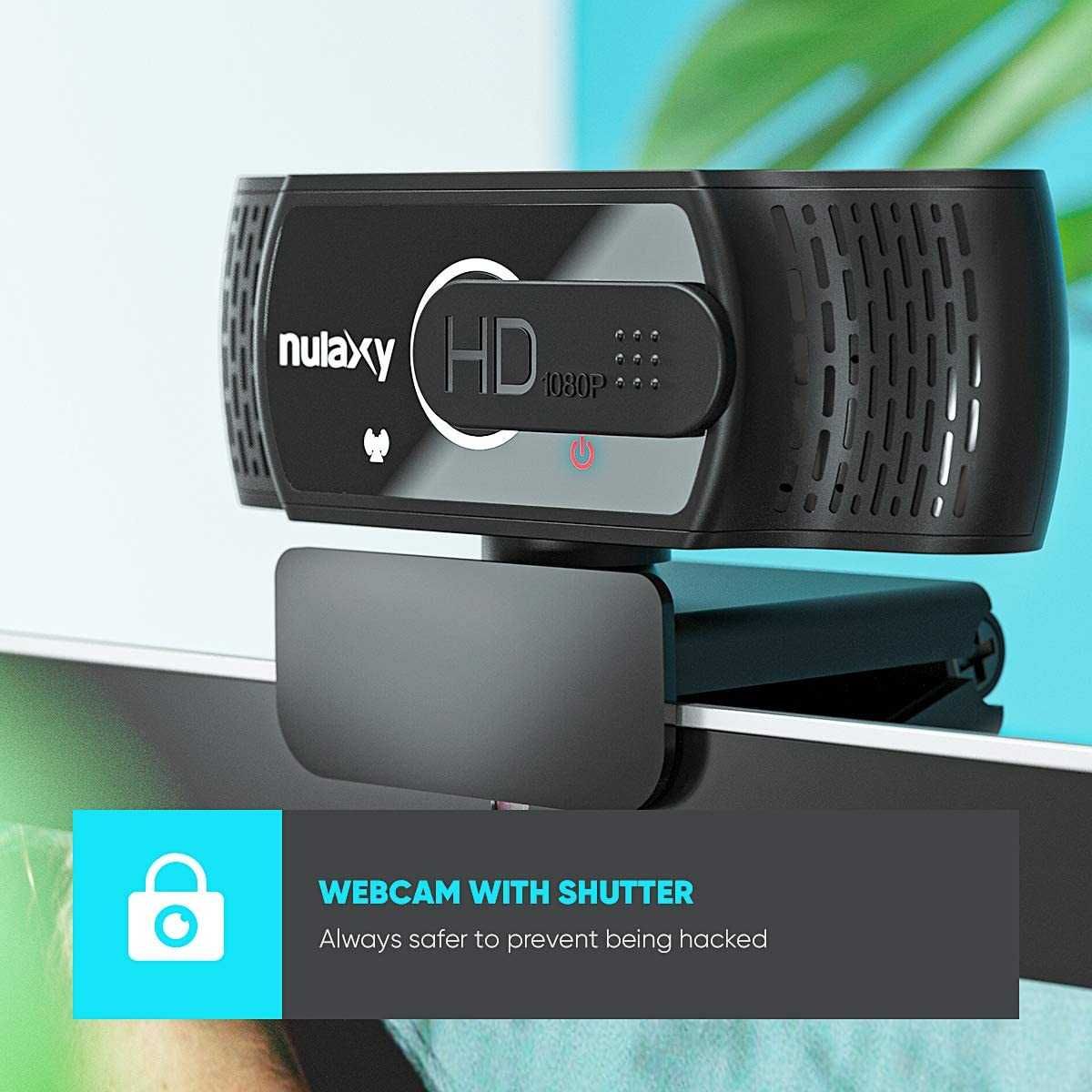 Webcam 1080p Nulaxy C900 camera web cu microfon USB noua