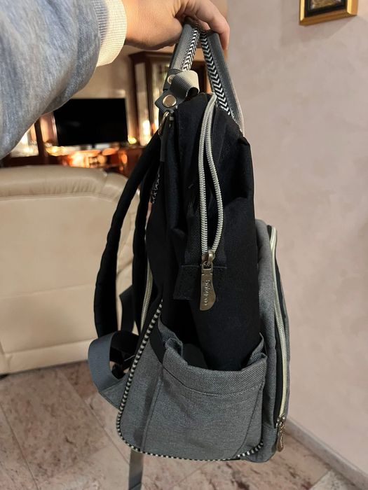 Vand rucsac multifunctional pentru mamici, cu 12 buzunare, Babyono.