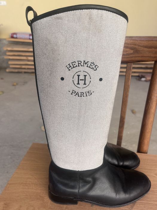 Женские сапоги Гермес Италия 37 размер.