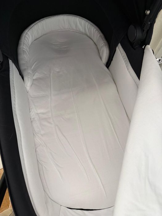 Количка Cybex Priam (кош за новородено Priam Lux Sepia Black + шаси Pr