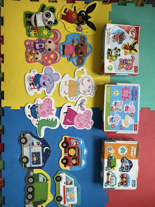 Lot Puzzle Baby Trefl 2+