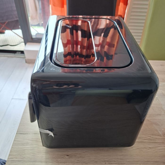 Air fryer Friteuza Morphy Richards 480020, 2 compartimente, panou tact