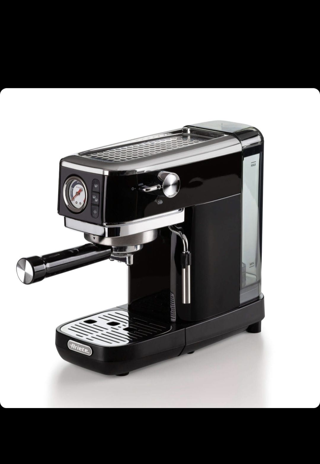 Кафемашина Ariete Espresso Slim Moderna Black,15bar,1300w,кафе, дози